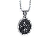 St Christopher cross necklace Silver nz