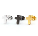 Stainless Steel Cross Earrings nz