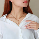 Stainless steel cross necklace nz