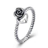 Stainless Steel Flower Ring 51.9 mm nz