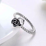 Stainless Steel Flower Ring nz
