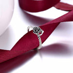 Stainless Steel Flower Ring nz