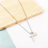 Steel Cross Necklace nz