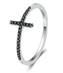 Sterling silver cross ring 52 mm nz