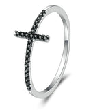 Sterling silver cross ring 52 mm nz