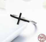 Sterling silver cross ring nz