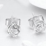 Sterling silver flower earrings nz