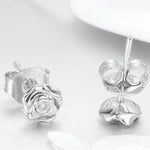Sterling silver flower earrings nz