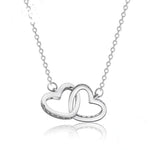 Sterling silver heart necklace Silver nz