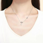 Sterling silver lotus necklace nz