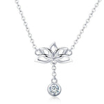 Sterling silver lotus necklace nz