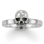Sterling Silver Skull Ring nz