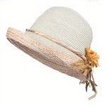 Straw hat with flowers nz