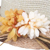 Straw hat with flowers nz