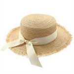 Straw hat with ribbon nz