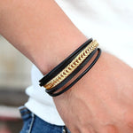 Stylish Men’s leather bracelet nz