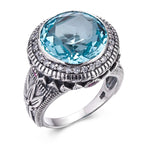 Subtle Aquamarine ring nz