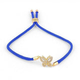 Summer butterfly bracelet Blue / gold nz