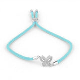 Summer butterfly bracelet Cyanide / silver nz