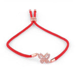 Summer butterfly bracelet Red / rose gold nz