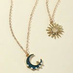 Sun and moon necklace nz