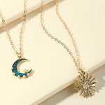 Sun and moon necklace nz