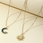 Sun and moon necklace nz