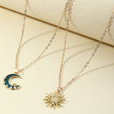 Sun and moon necklace nz