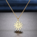 Sun necklace women’s Golden nz