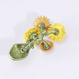 Sunflower Brooch Yellow nz