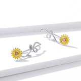 Sunflower earrings nz