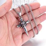 Sword Cross Necklace nz