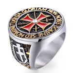 Templar signet ring 7 (54.4 mm) / Silver nz