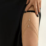 Thigh chain with pearls nz