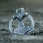 Thor Hammer Necklace Silver nz