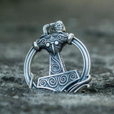 Thor Hammer Necklace Silver nz