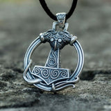 Thor Hammer Necklace Silver nz