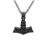 Thor Hammer Pendant Odal Rune nz
