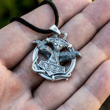 Thor Hammer Pendant Silver nz