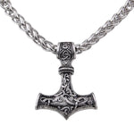Thor Hammer steel Necklace nz
