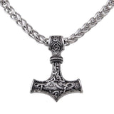 Thor Hammer steel Necklace nz