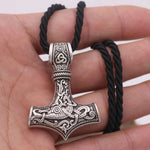Thor Hammer steel Necklace nz