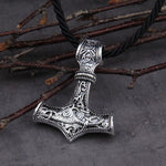 Thor Hammer steel Necklace Rope nz