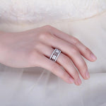 Three parts flower ring nz