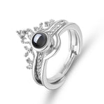 Tiara Crown Shaped Ring Silver nz
