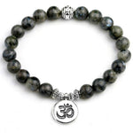 Tibetan Labradorite Bracelet Grey / 17 cm nz