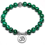 Tibetan Malachite Bracelet Green / 17 cm nz