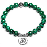 Tibetan Malachite Bracelet Green / 17 cm nz