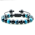 Tiger Eye adjustable Bracelet Blue tiger’s eye nz