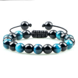 Tiger Eye adjustable Bracelet Blue tiger’s eye nz